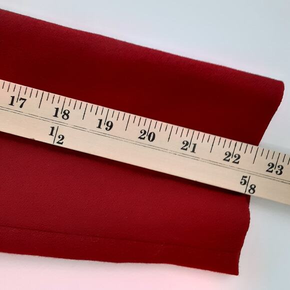 Vintage 90s Red Blazer Jacket 100% New Wool Woolmark Size 10P Norton McNaughton - Picture 11 of 11